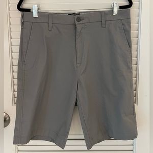 Men's Ultimate Supreme Flex Stretch Solid 9" Shorts in Dark Gray Size 32